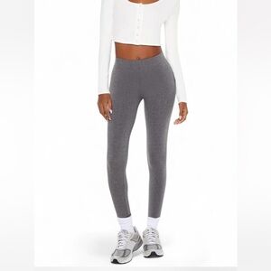 Forever 21 HEATHERED MID-RISE LEGGINGS size large